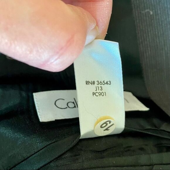 Calvin Klein Dark Grey Sports Coat Blazer Sz L or 42 - Picture 6 of 7